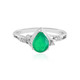 Green Ethopian Opal Silver Ring