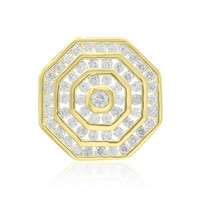 9K SI2 (G) Diamond Gold Pendant