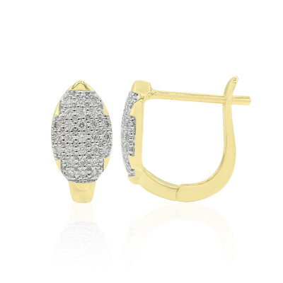 9K SI2 (G) Diamond Gold Earrings (Annette)