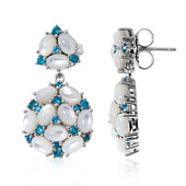 Mother of Pearl Silver Earrings (Dallas Prince Designs)