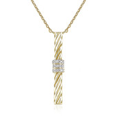9K Zircon Gold Necklace (Ornaments by de Melo)