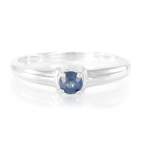Burmese Sapphire Silver Ring