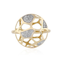 9K I1 (I) Diamond Gold Ring (Ornaments by de Melo)