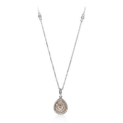 18K SI1 Pink Diamond Gold Necklace (CIRARI)