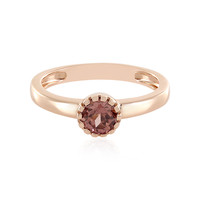 Pink Zircon Silver Ring