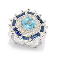 Ratanakiri Zircon Silver Ring (Dallas Prince Designs)
