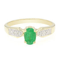 9K Sao Francisco Emerald Gold Ring