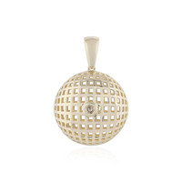 9K Diamond champagne I1 Gold Pendant (Ornaments by de Melo)