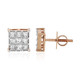 18K SI1 (H) Diamond Gold Earrings
