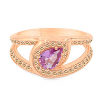 9K Pink Sapphire Gold Ring