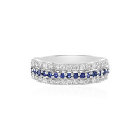 9K Blue Sapphire Gold Ring