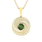 9K Green Tourmaline Gold Necklace (Ornaments by de Melo)