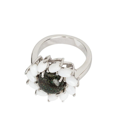 Matrix Opal Silver Ring