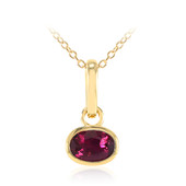 9K Rubellite Gold Necklace (Tenner Diniz)