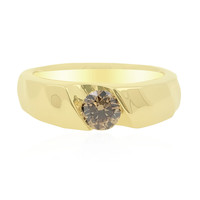 9K SI2 Argyle Brown Diamond Gold Ring (de Melo)