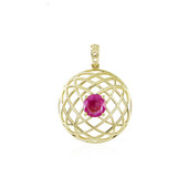 9K Madagascar Pink Sapphire Gold Pendant (Ornaments by de Melo)