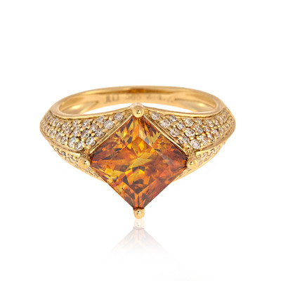 14K Sphalerite Gold Ring (de Melo)