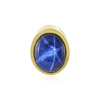 Blue Star Sapphire Silver Pendant (MONOSONO COLLECTION)