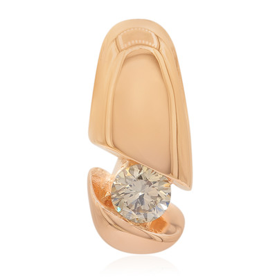 9K SI Rose de France Diamond Gold Pendant (Annette)