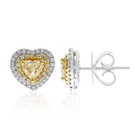 18K SI Yellow Diamond Gold Earrings (CIRARI)