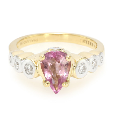 18K Pink Cuprian Tourmaline Gold Ring (AMAYANI)