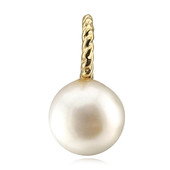 White Freshwater Pearl Silver Pendant (MONOSONO COLLECTION)