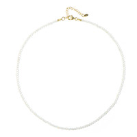 White Topaz Silver Necklace