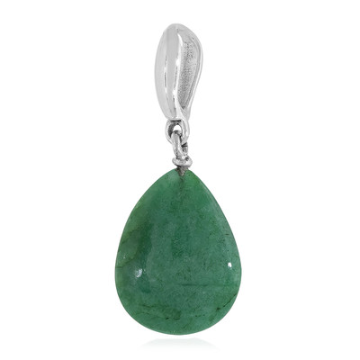 Green Beryl Silver Pendant