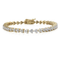 18K SI Diamond Gold Bracelet (adamantes [!])