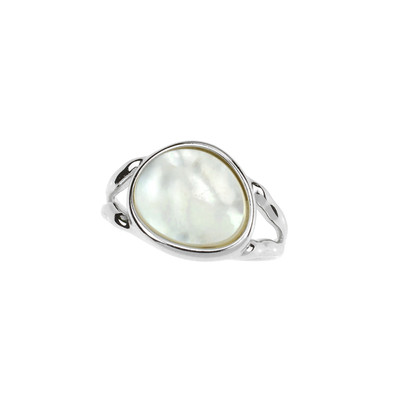 Mother of Pearl Silver Ring (dagen)