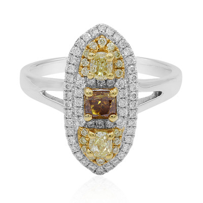 18K SI Fancy Diamond Gold Ring (CIRARI)
