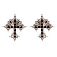 Mozambique Garnet Silver Earrings (Dallas Prince Designs)