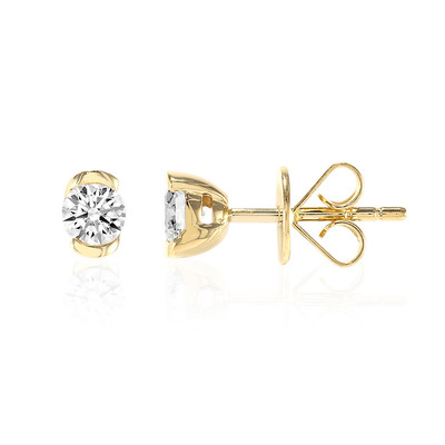 18K VS1 (F) Diamond Gold Earrings (adamantes [!])
