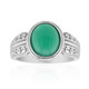 Green Aventurine Silver Ring