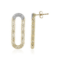 9K Zircon Gold Earrings (Ornaments by de Melo)