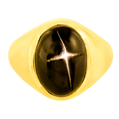 9K Indian star diopside Gold Ring