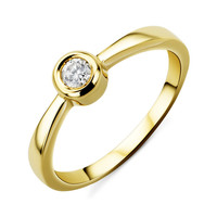 14K SI Diamond Gold Ring