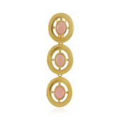 Pink Opal Silver Pendant (MONOSONO COLLECTION)