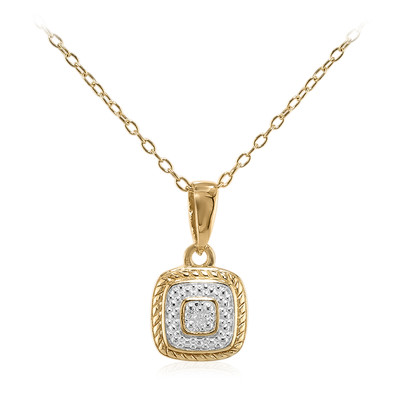 I3 (I) Diamond Silver Necklace