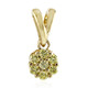 9K VS1 Yellow Diamond Gold Pendant (Annette)