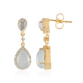 Aquamarine Brass Earrings (Juwelo Style)
