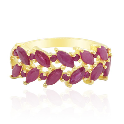 9K Burmese Ruby Gold Ring (Adela Gold)