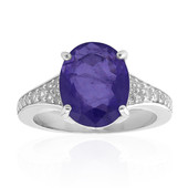 Purple quartz Silver Ring