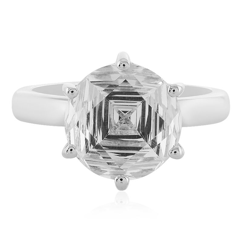 Silver Unique Smoky Quartz Engagement Ring at Rs 3861/piece in Jaipur | ID:  27630222412