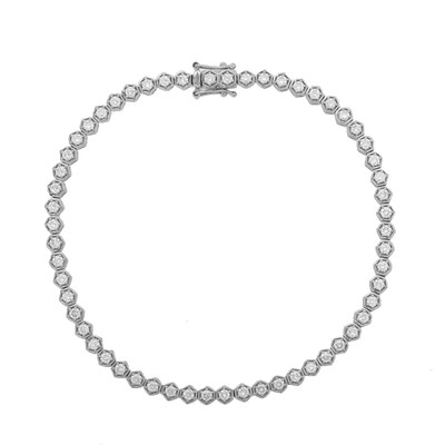 Flawless (F) Diamond Platinium Bracelet (LUCENT DIAMONDS)