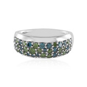 I3 Green Diamond Platinium Ring (KM by Juwelo)