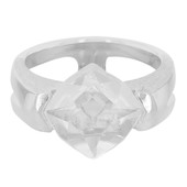 White Quartz Silver Ring (MONOSONO COLLECTION)