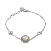 Abalone Shell Silver Bracelet
