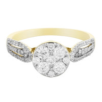 18K SI1 (G) Diamond Gold Ring