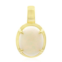9K White Opal Gold Pendant